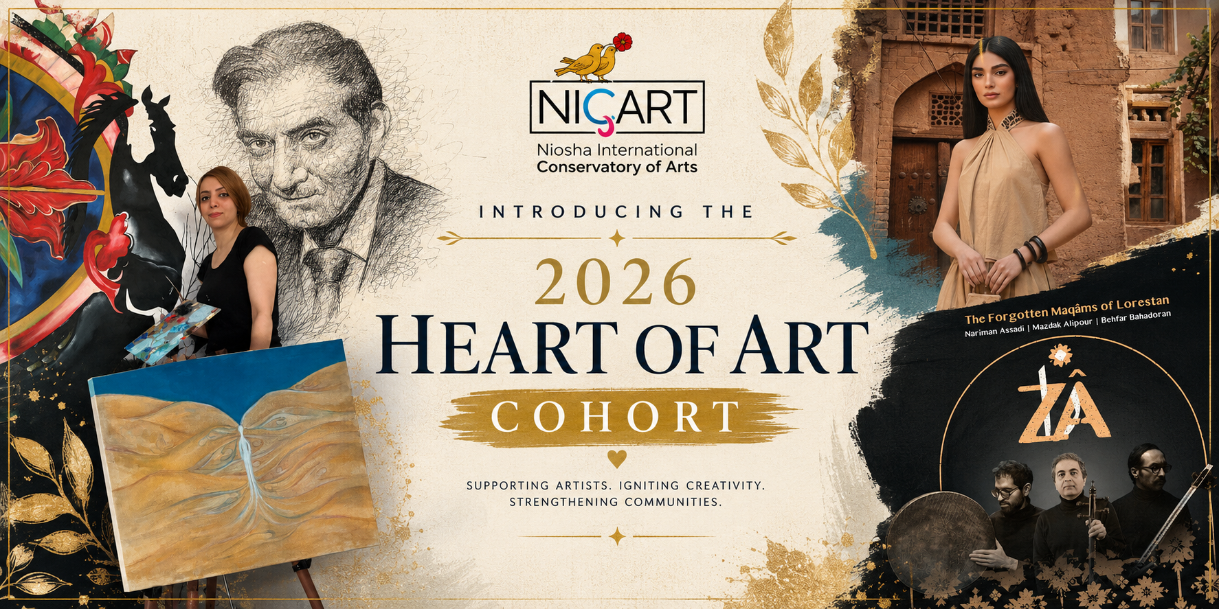 Introducing the 2026 NICArt Heart of Art Cohort