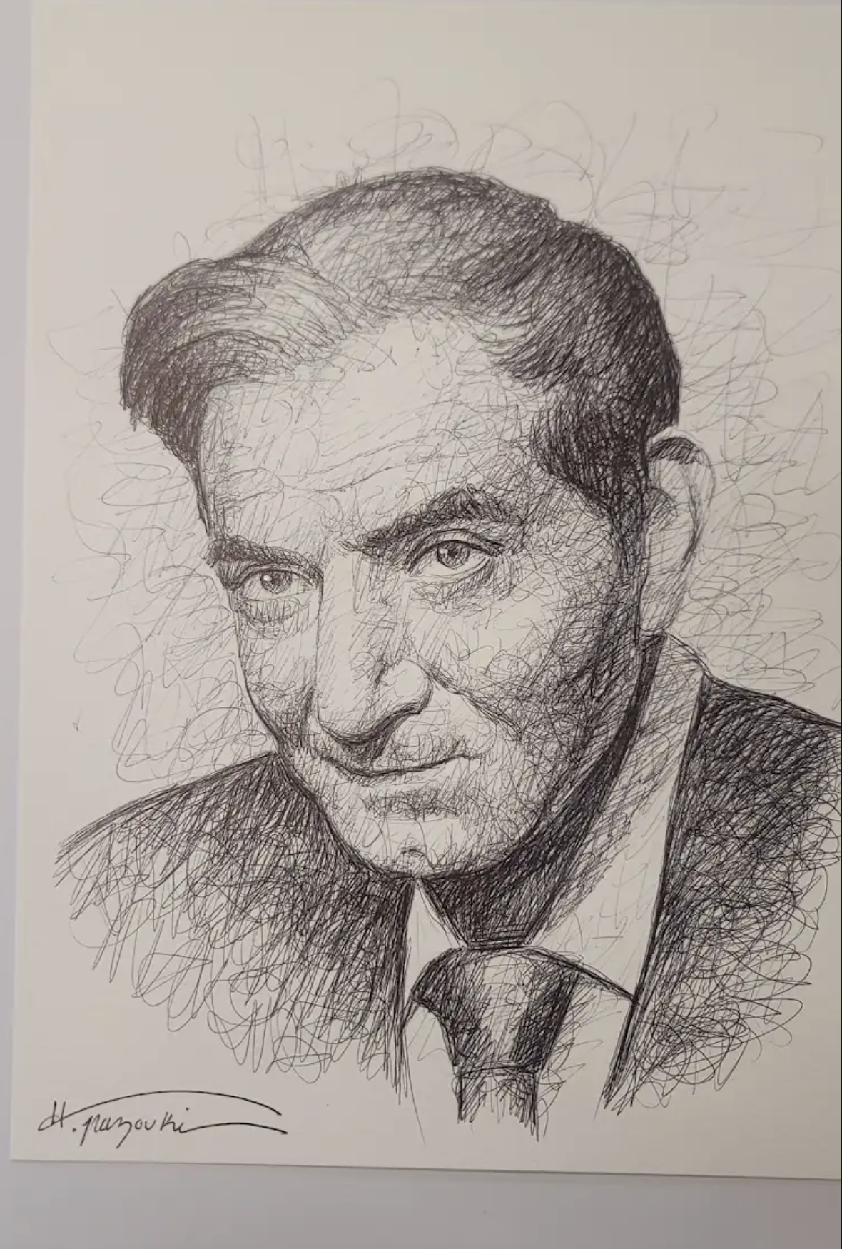 Artwork or portrait of Houman Pazouki