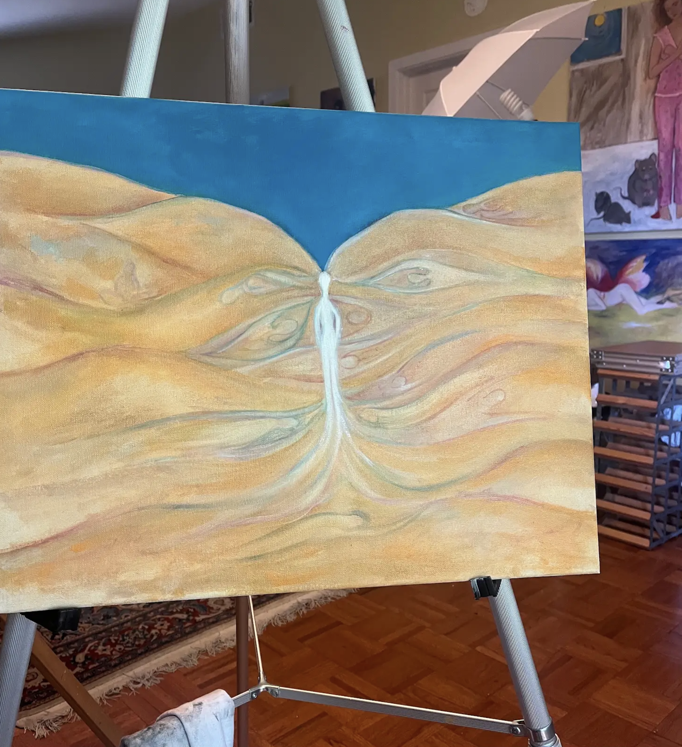 Artwork or portrait of Mojdeh Salehomoum