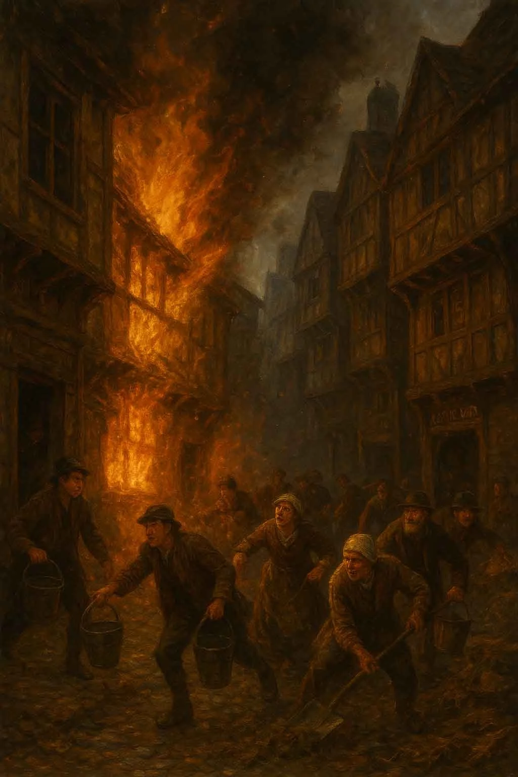 The Streets of London 1666