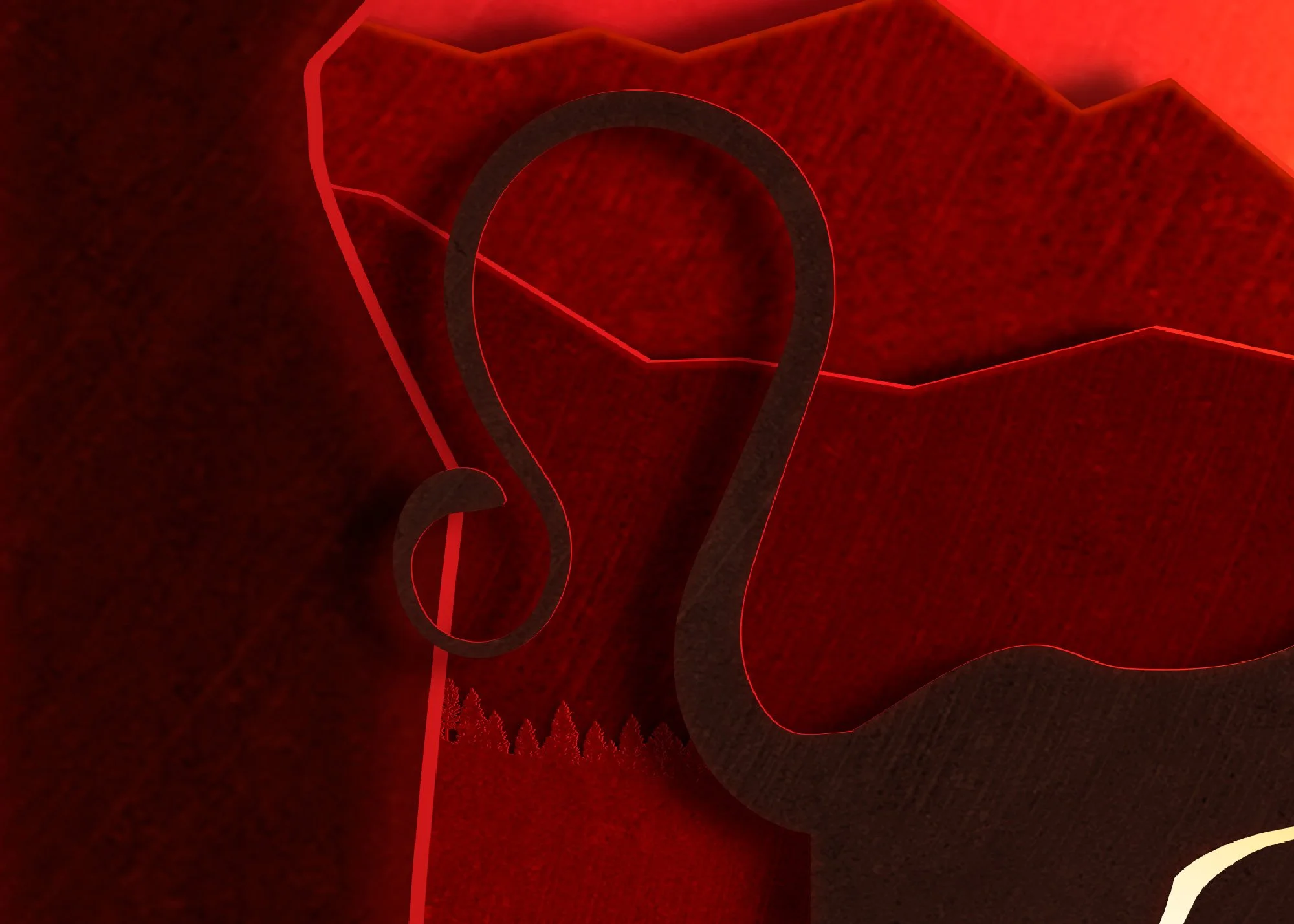 The Leo Symbol in in the shape of the lions tail