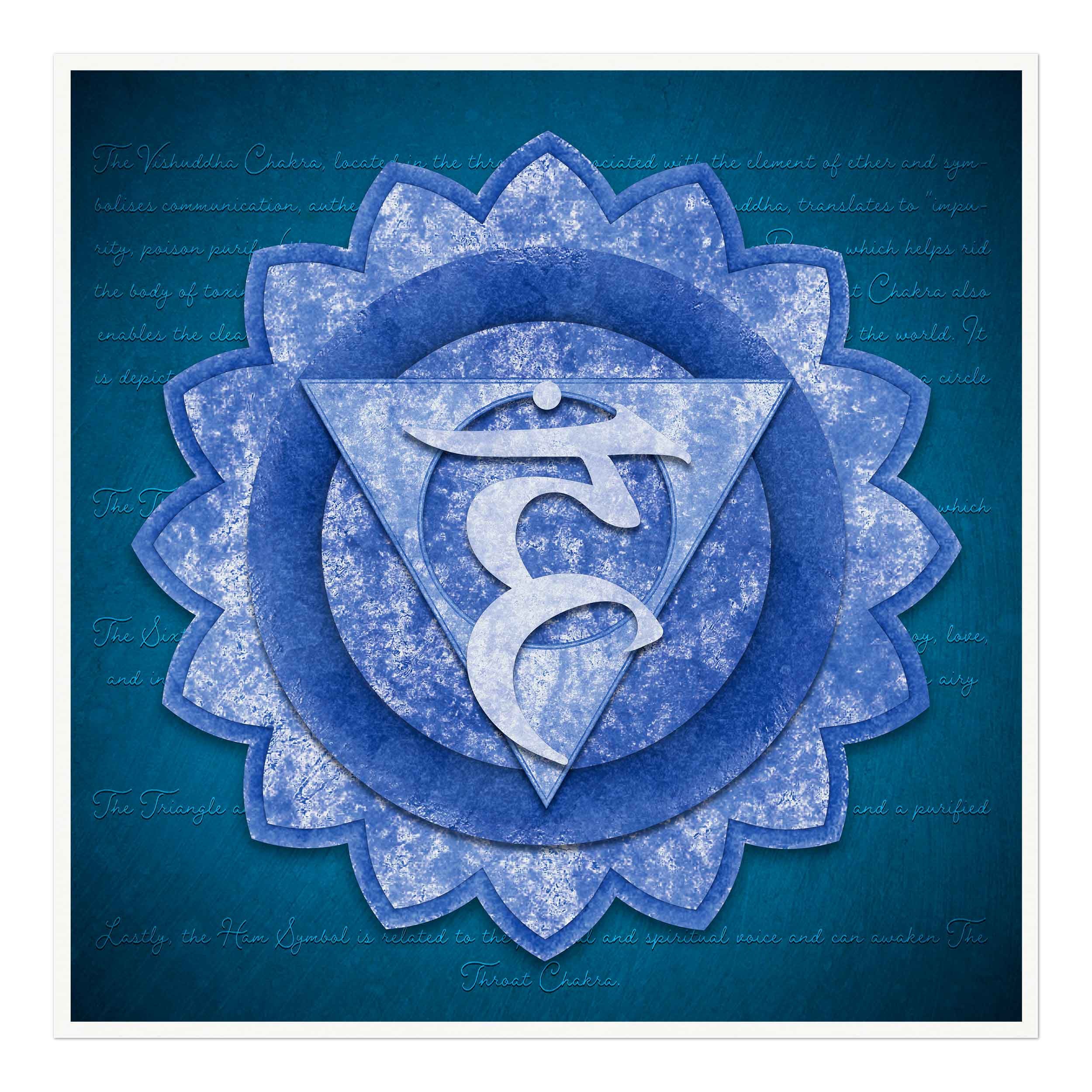 Throat Chakra Fine Art Print