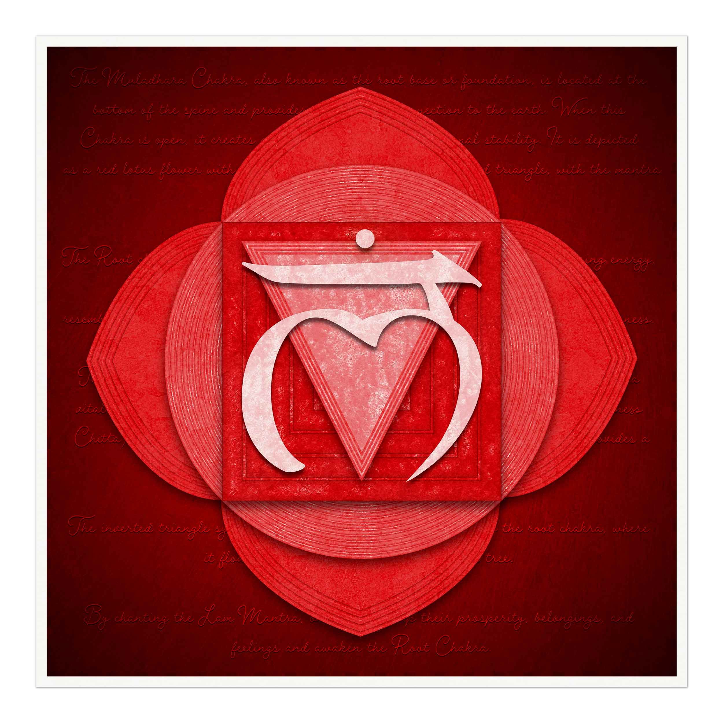 Root Chakra Fine Art Print