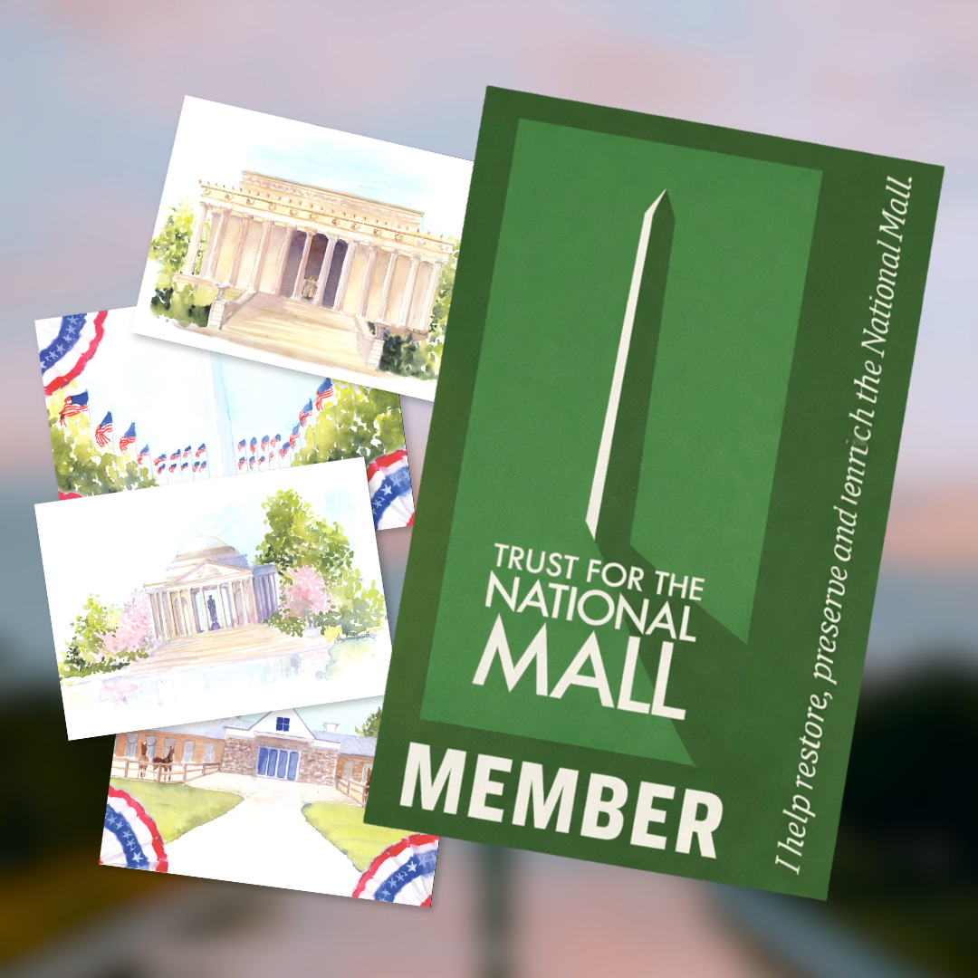 Trust for the National Mall decal and newsletter benefit