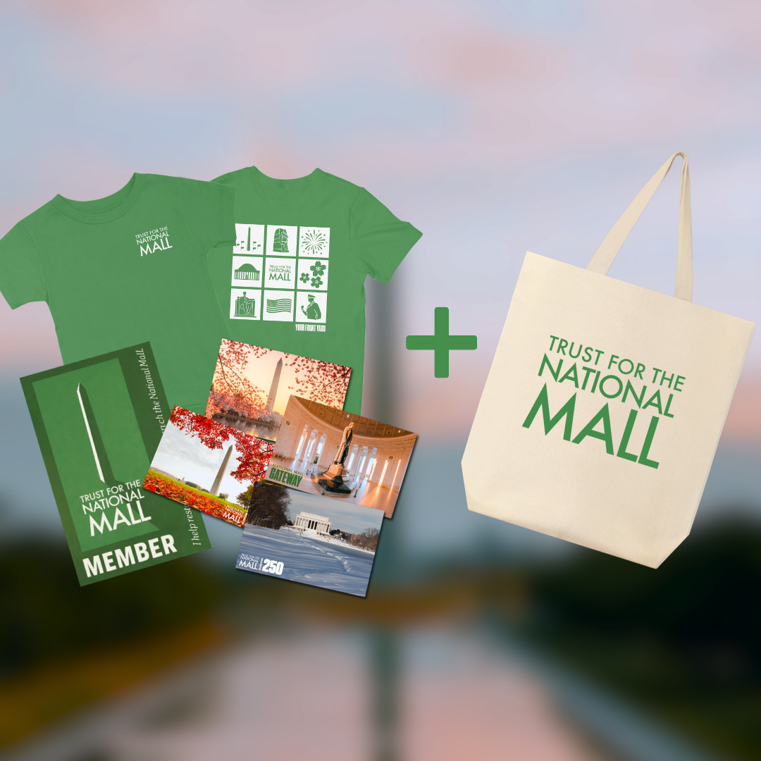 Trust for the National Mall t-shirt and exclusive Liberty benefits