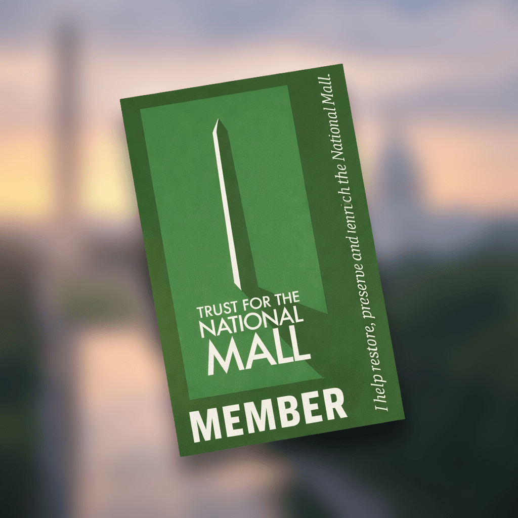 Trust for the National Mall decal and newsletter benefit