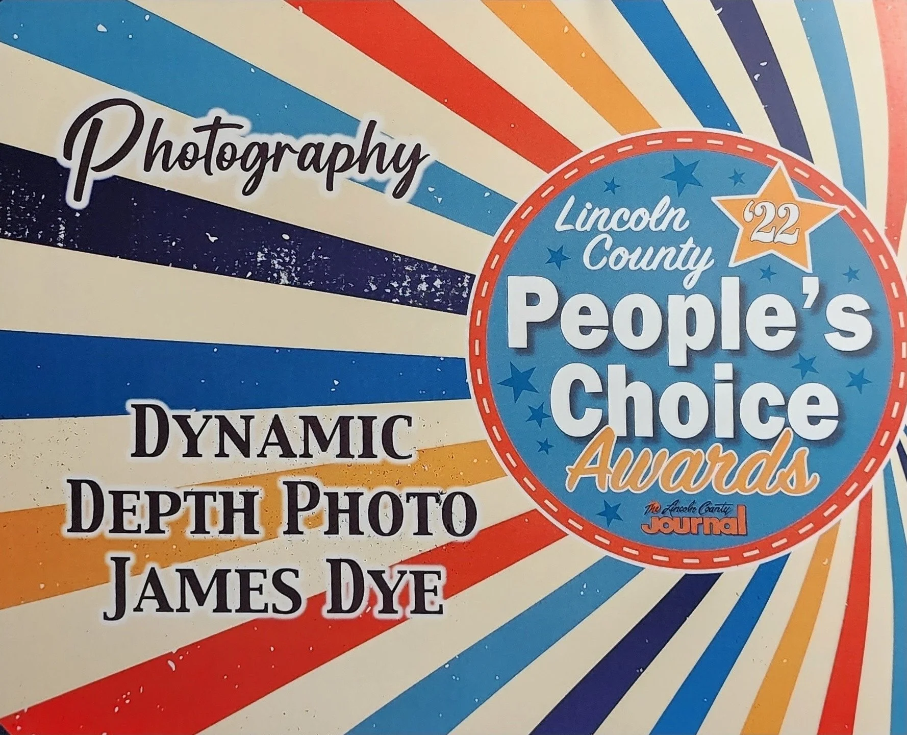 2022 Lincoln County People’s Choice Award for Photography, Dynamic Depth Photo, James Dye.