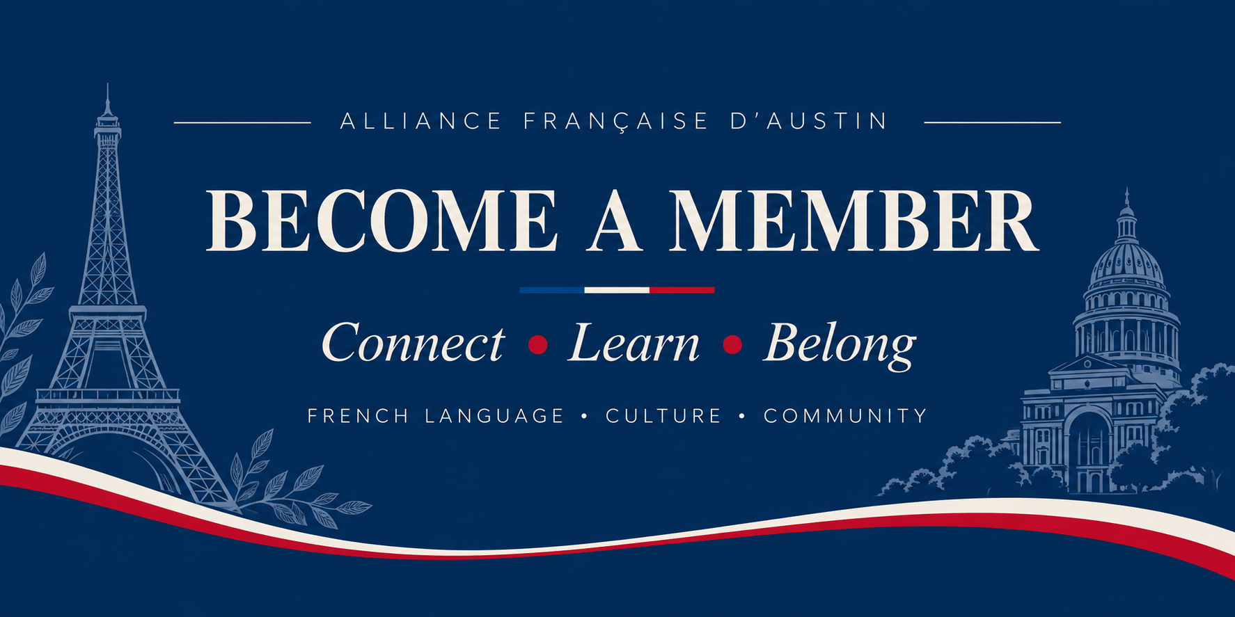 Become a member at the Alliance Française d'Austin