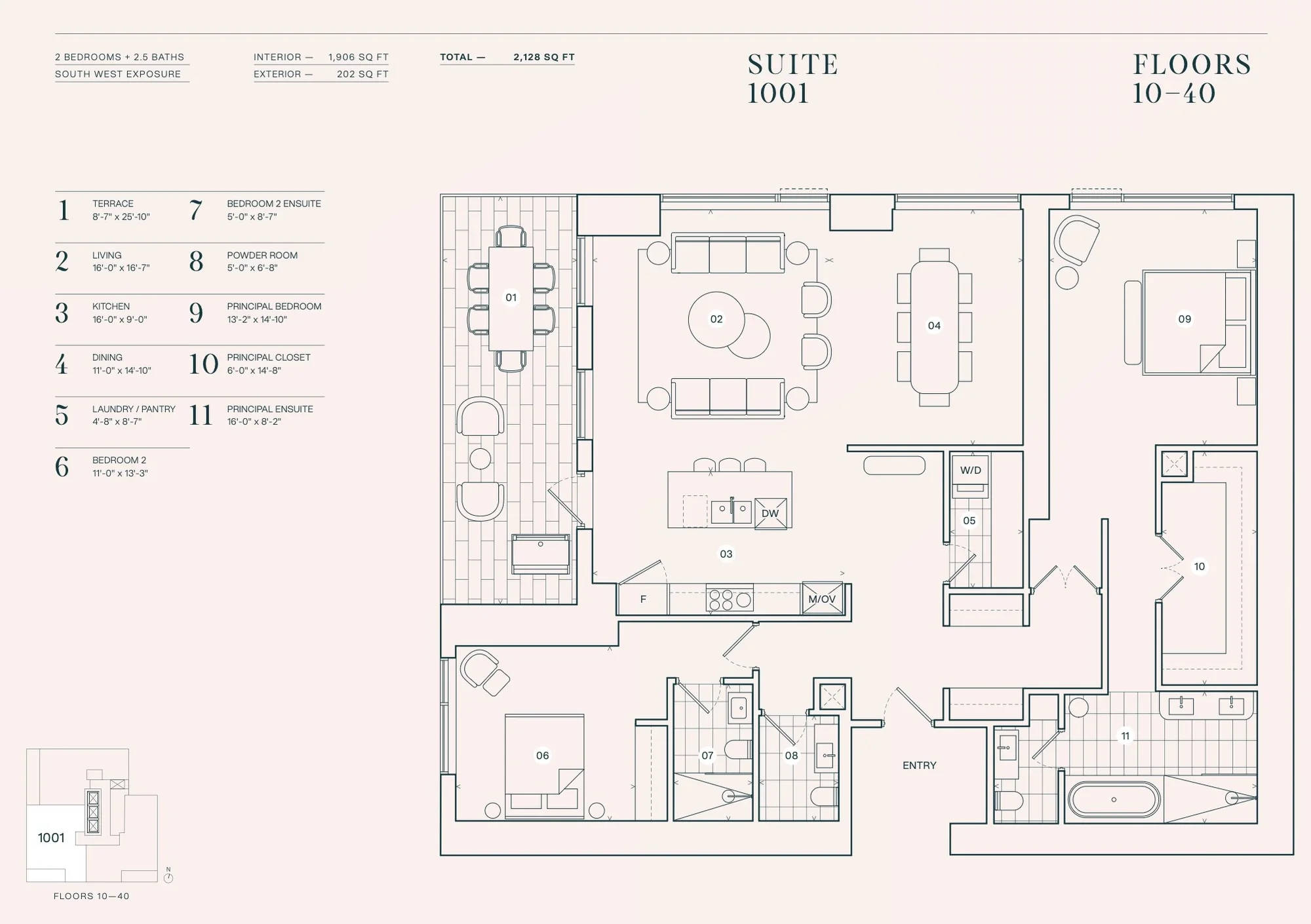 8 Rosehill Condos Midtown Toronto Deer Park Yonge St Clair North Drive Yolevski Real Estate Suite 1001 Floor Plan