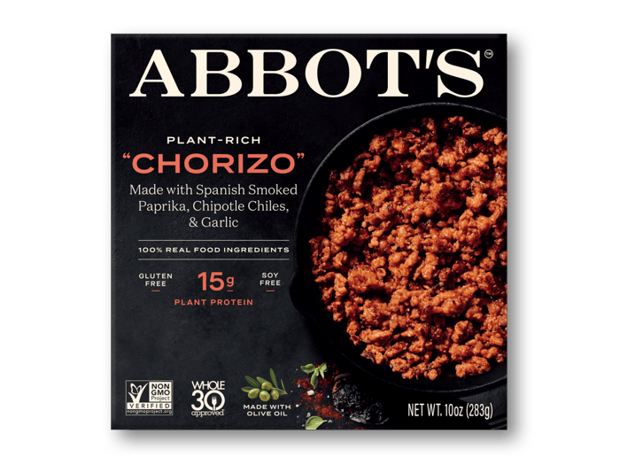 Retail Pack of Abbot's Plant-rich Chorizo