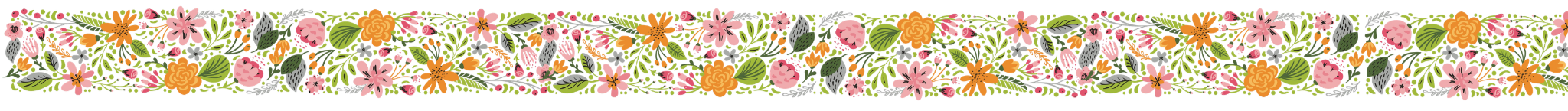 Garden Tour Floral Banner