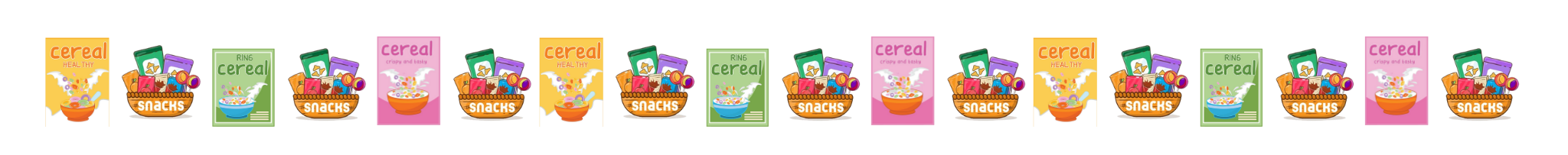 Cereal and Snack Banner