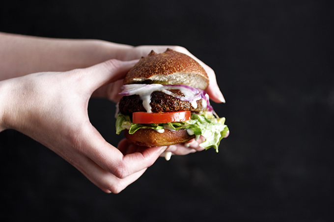 Hamburguesa de seitan