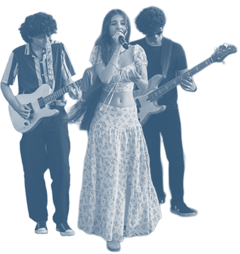 Live band performing