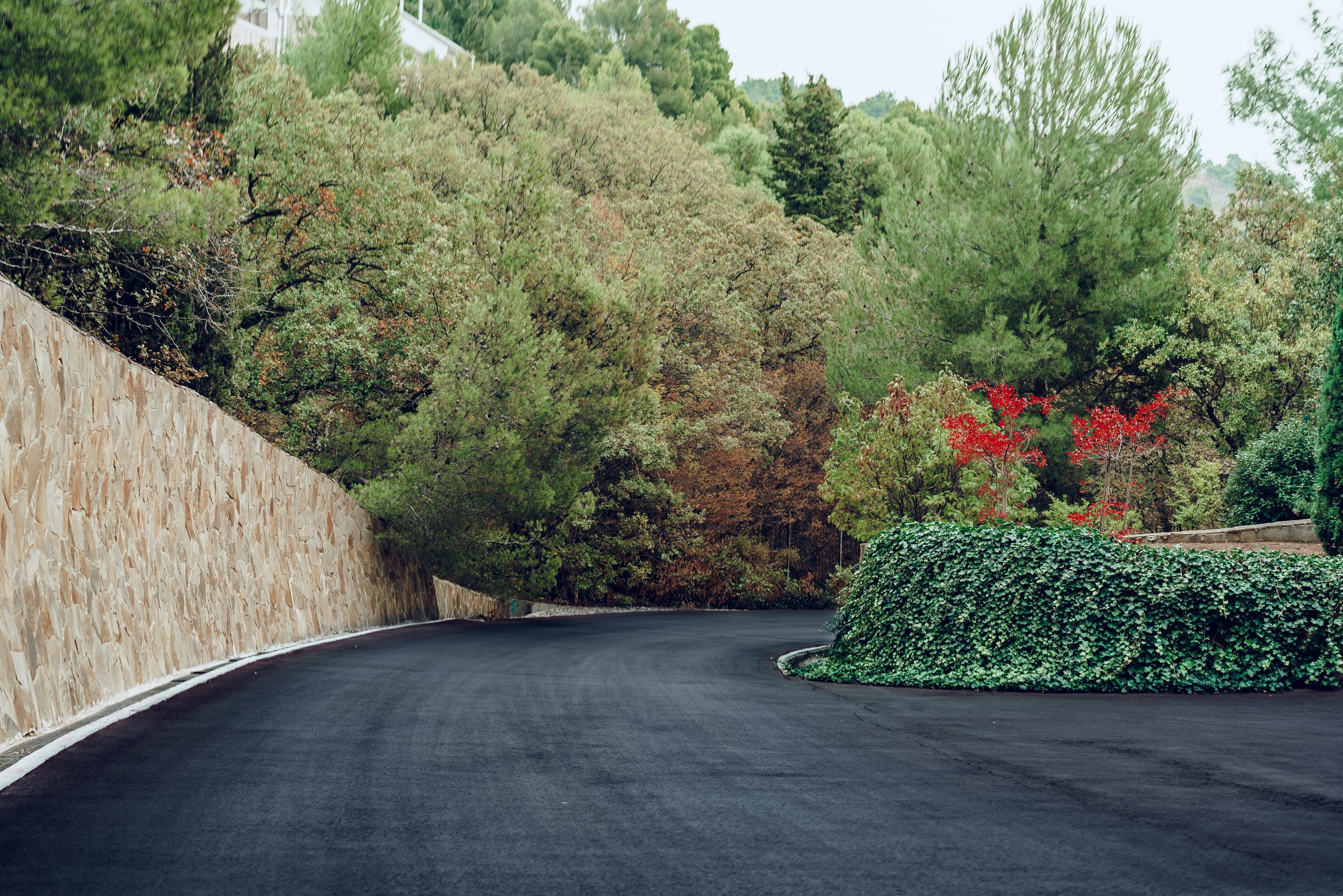 Freshly Sealed Driveway