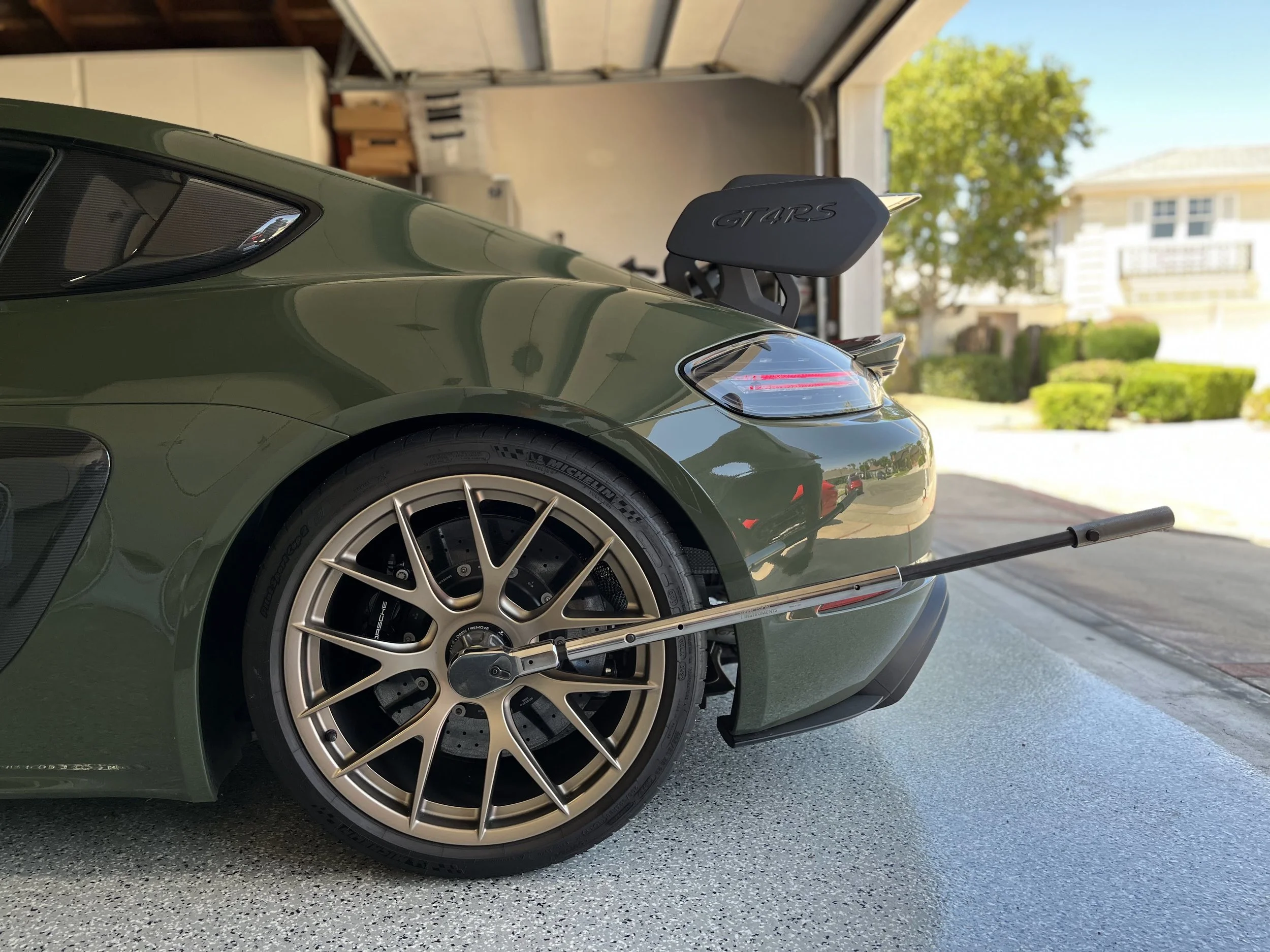 Porsche inside the 17-Mile Garage workshop