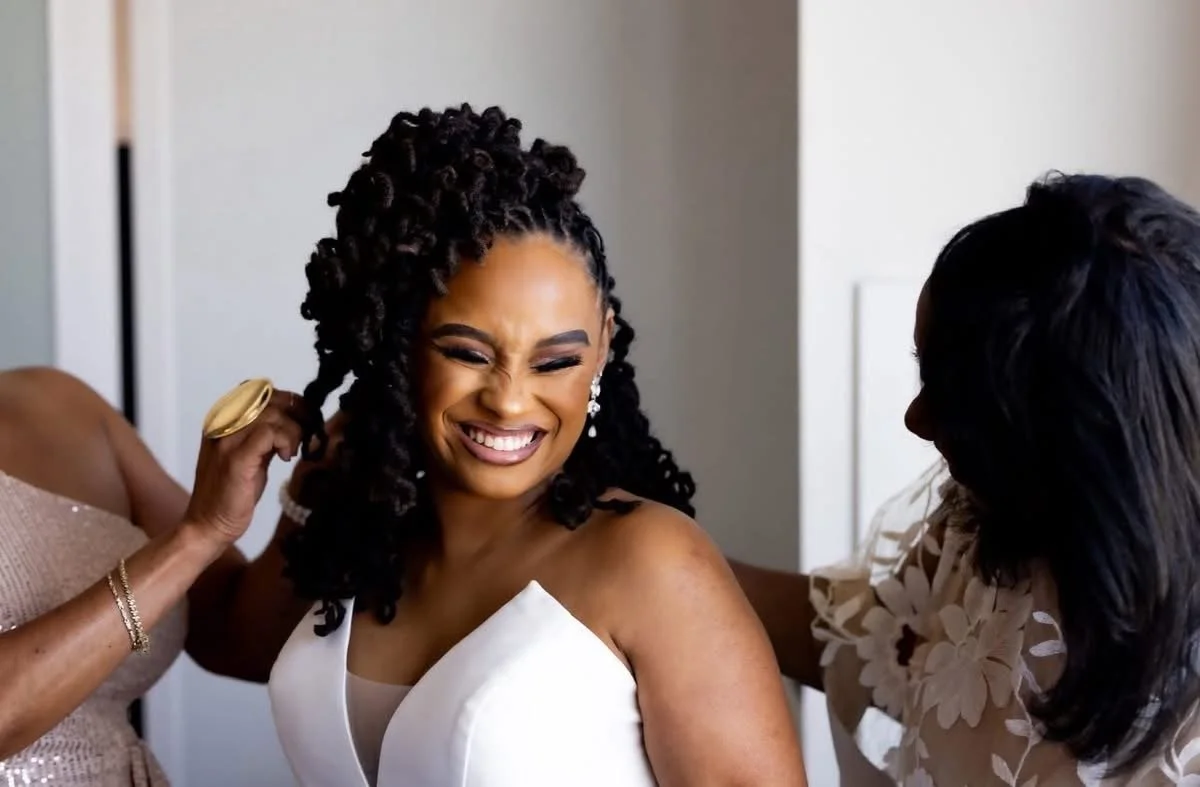 Luxury wedding party styled by Elbert's Events