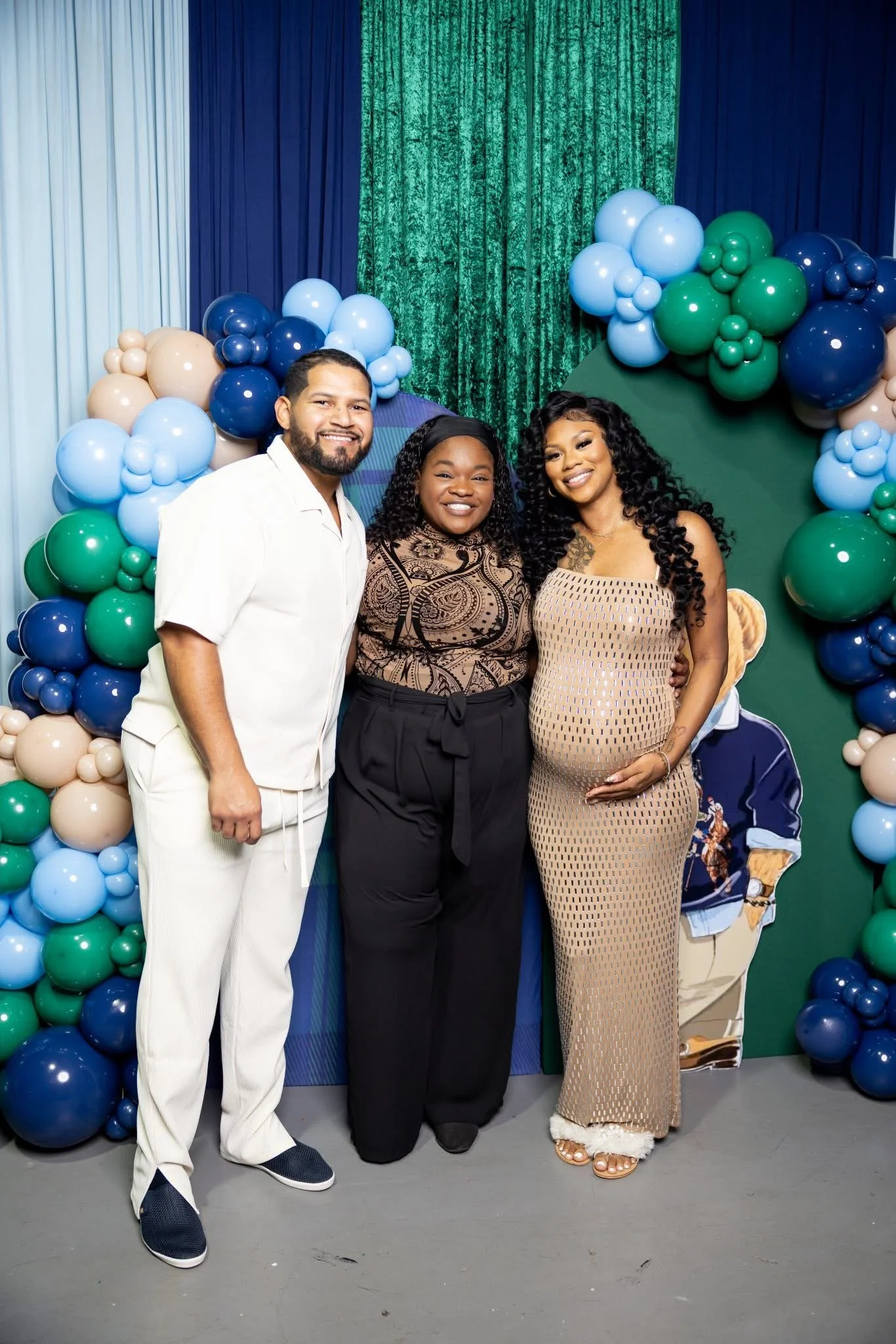 Luxury balloon backdrop celebration by Elbert's Events