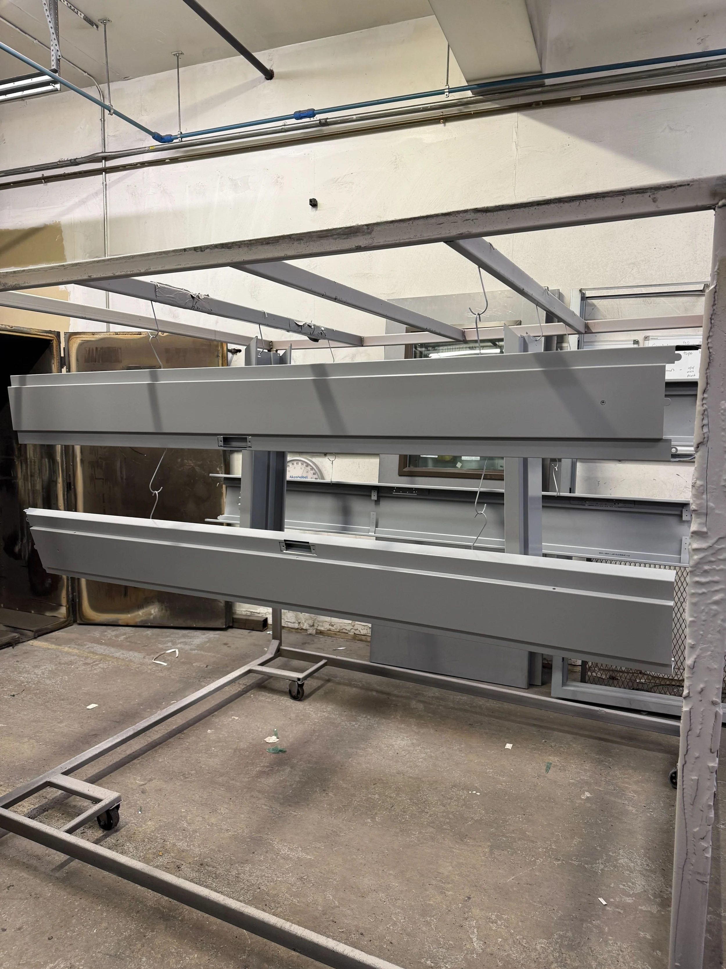 Powder coating process