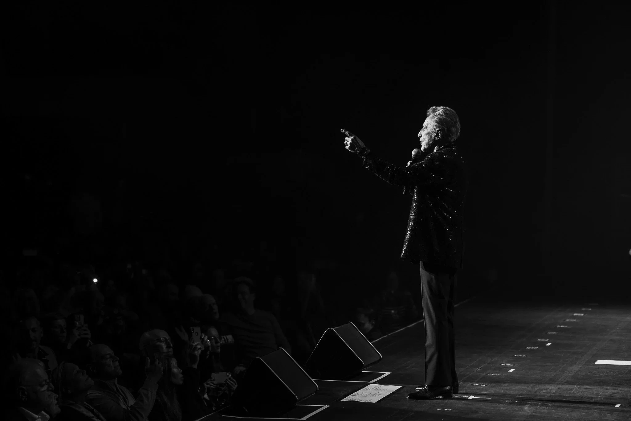 Frankie Valli on stage