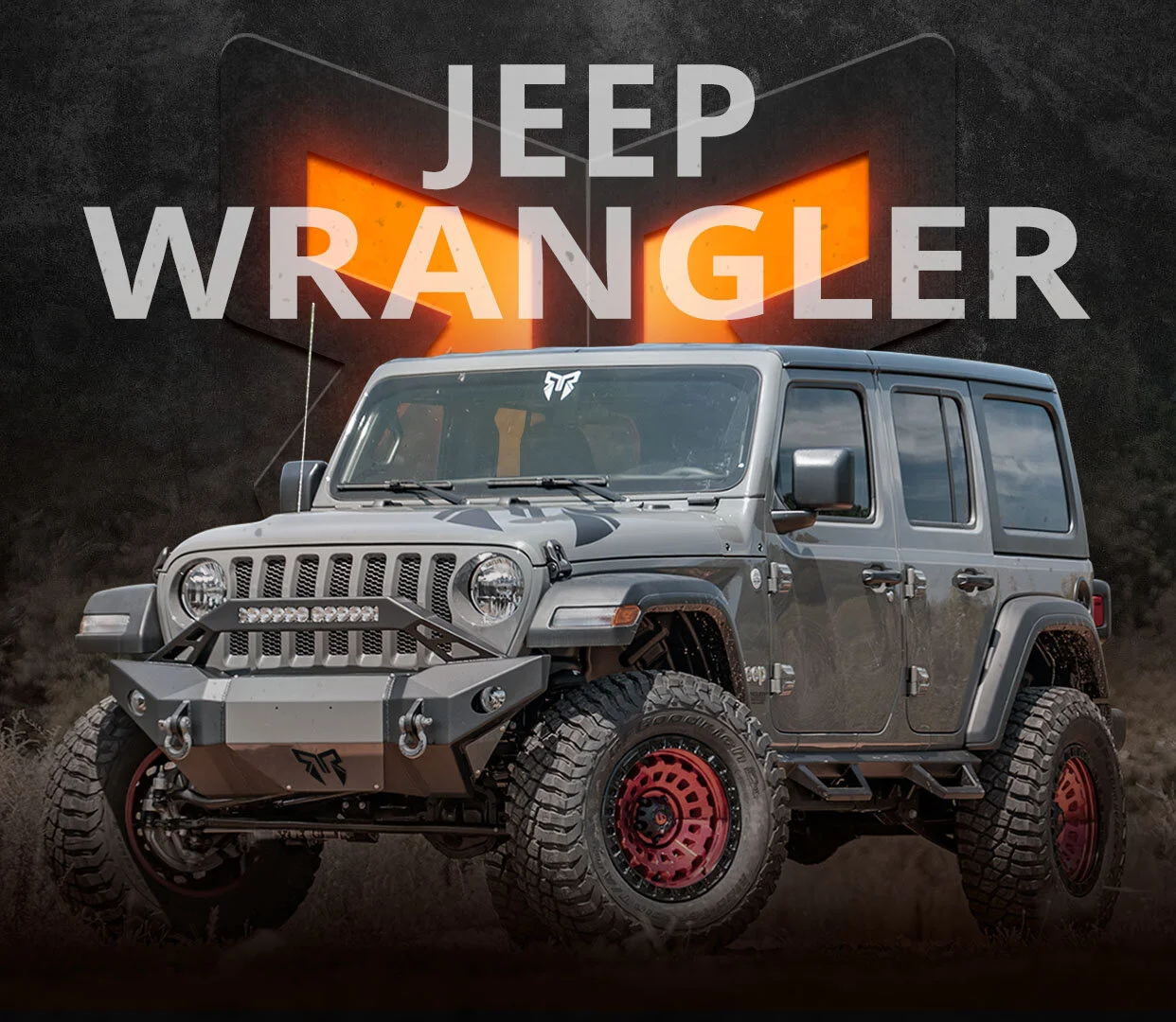 white lifted jeep