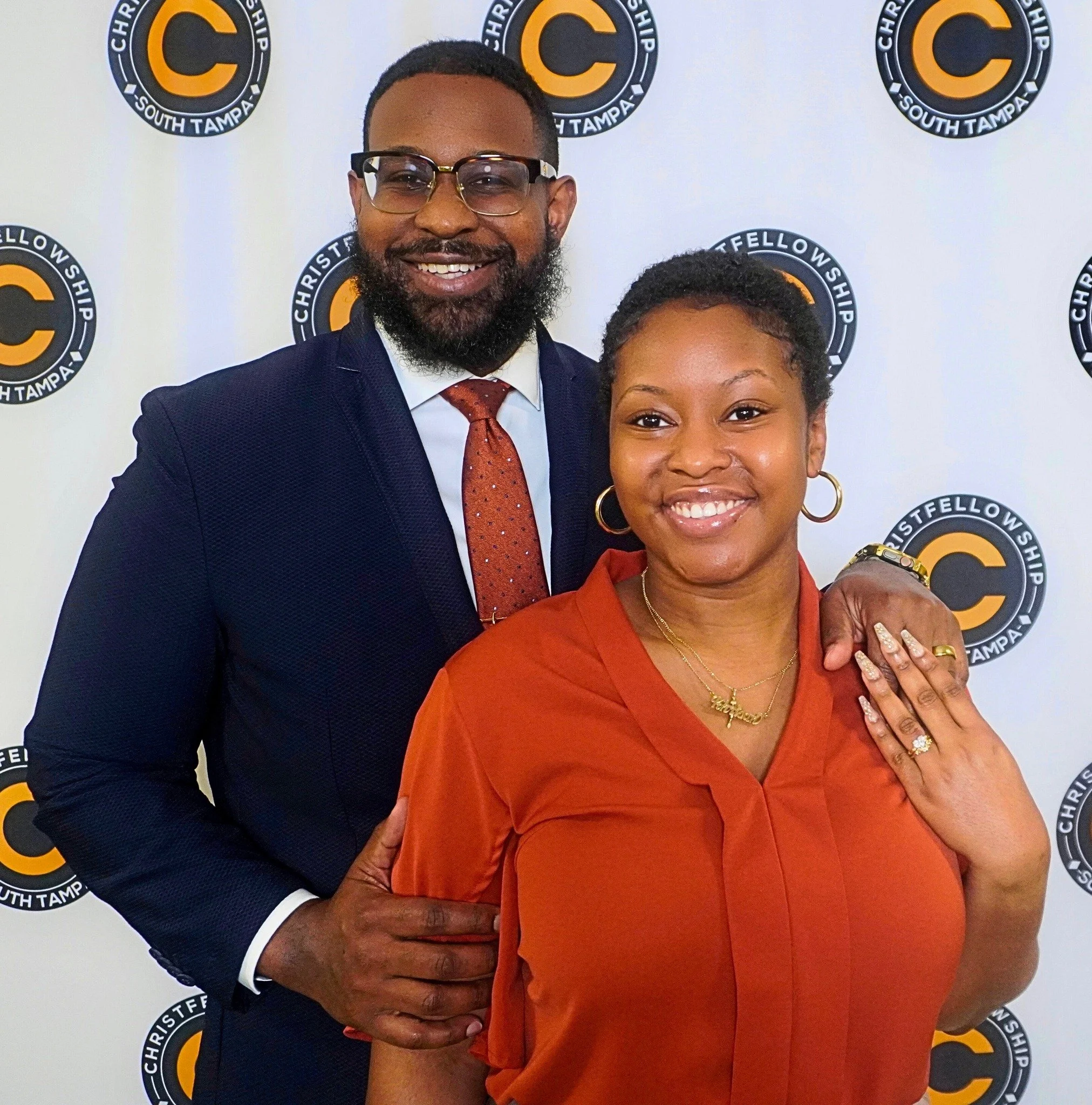 Lead Pastor Zach Carroll with Khrisanne at Christ Fellowship South Tampa