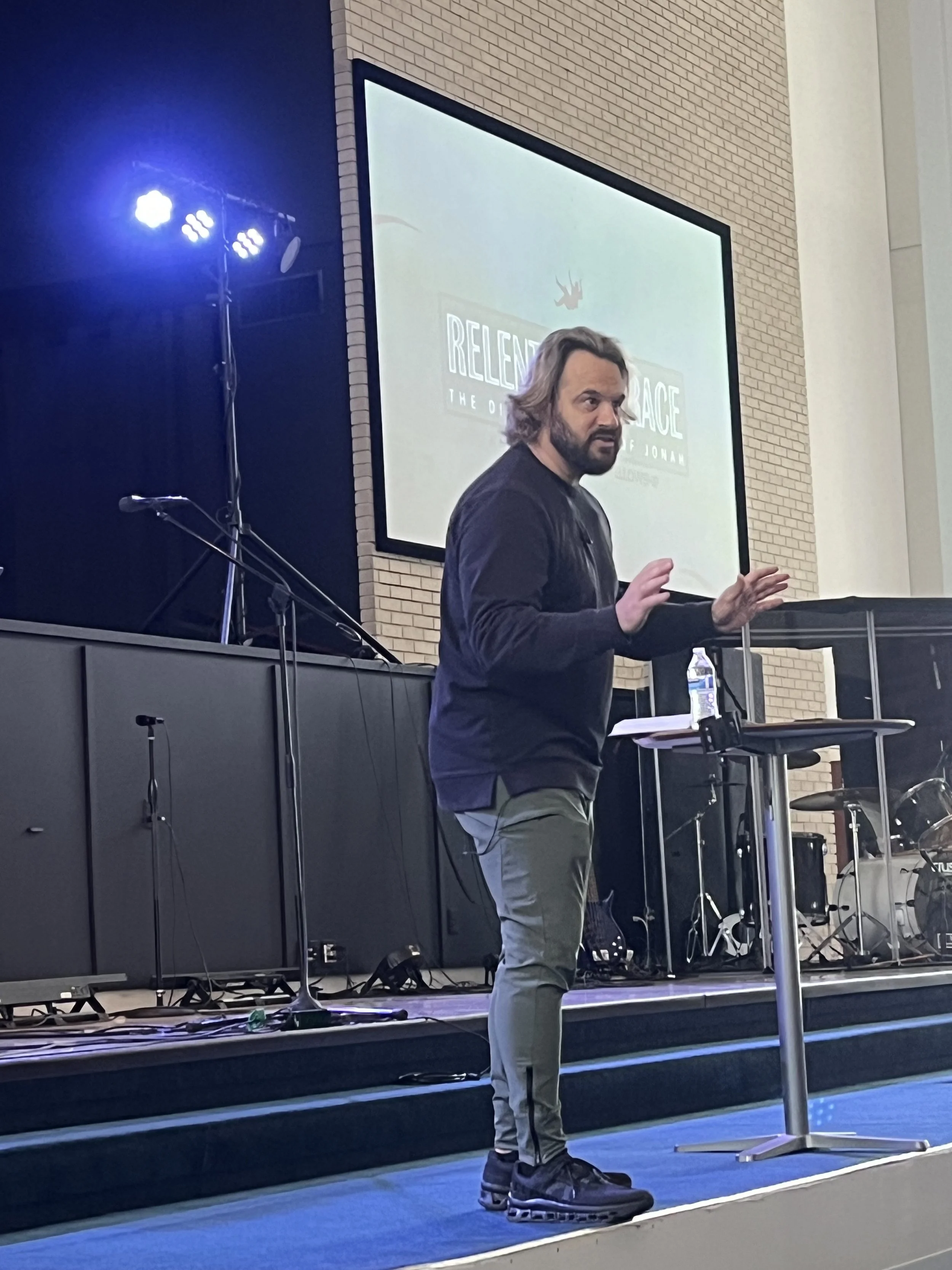 Bruce Moore teaching the Bible at Christ Fellowship Tampa