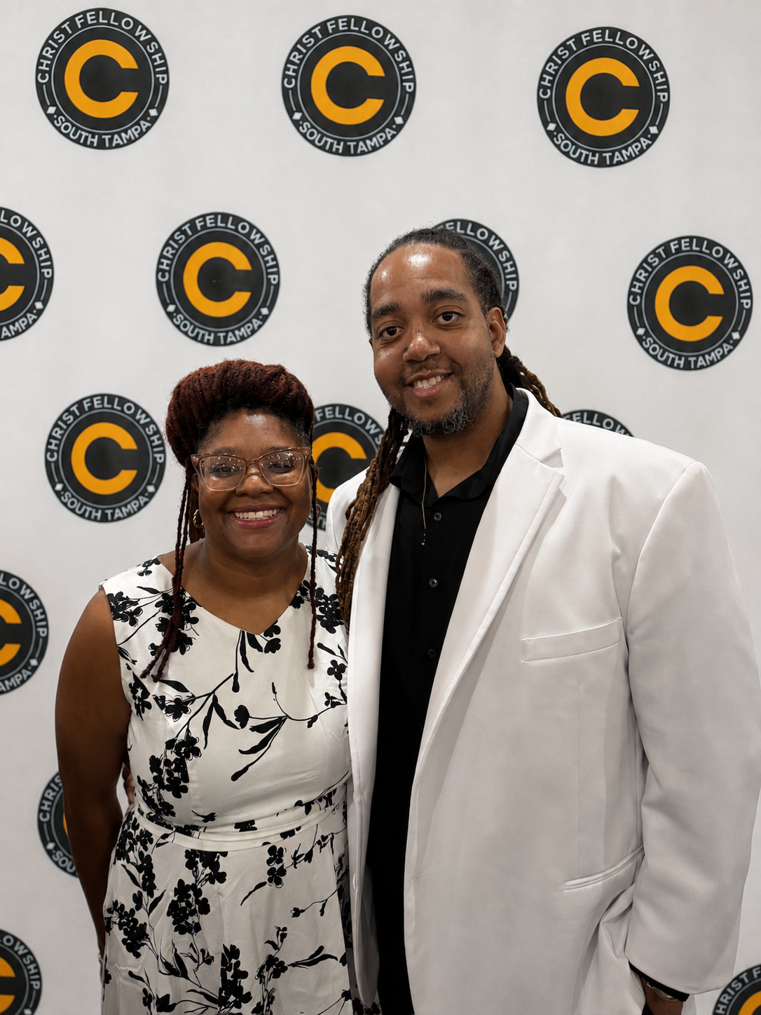 Reggie Ward, Director of Finance, with Kim Ward, South Tampa Family Life Director