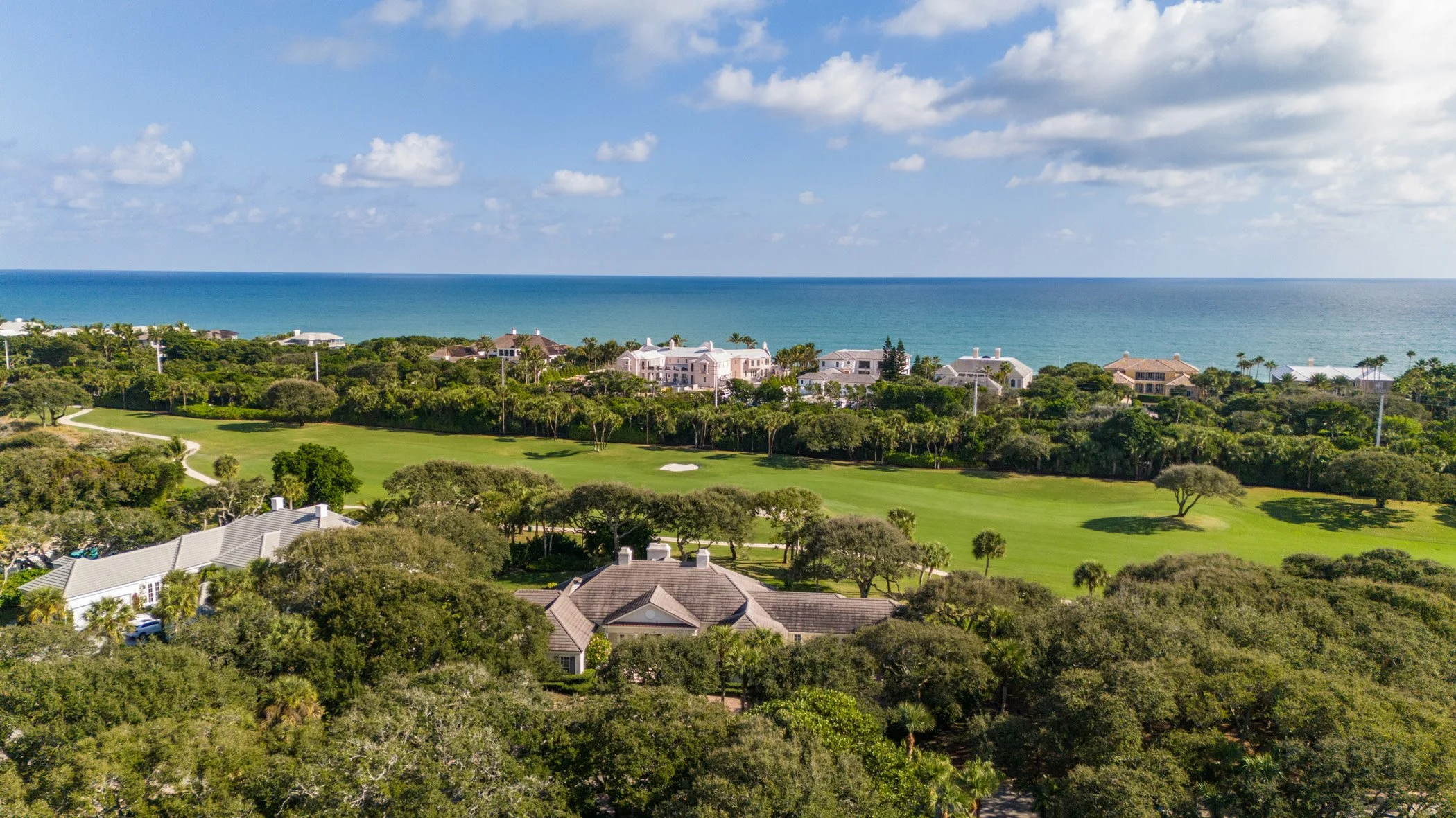 The Vero Beach barrier island, home to John's Island, Orchid Island, and Indian River Shores.