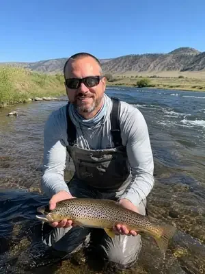 Michael Oliver fly fishing in Southern Arizona