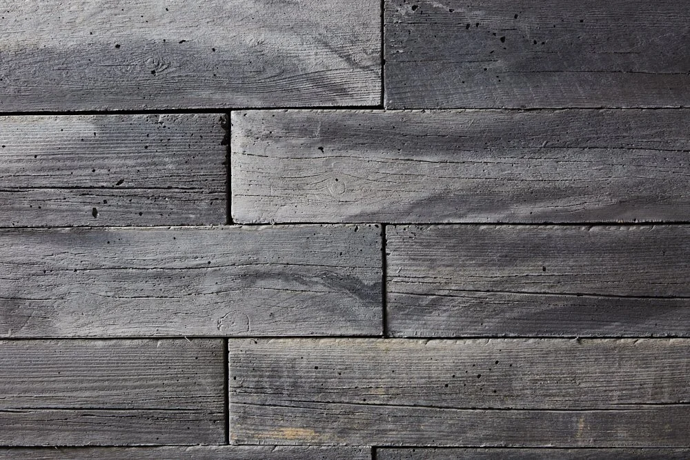 Heartwood wall blocks with genuine wood-grain texture installed in Birmingham landscape project