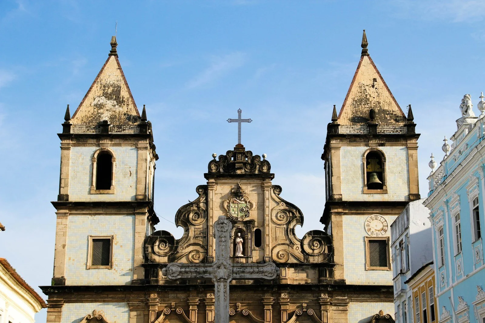 A colonial church in Salvador, Bahia