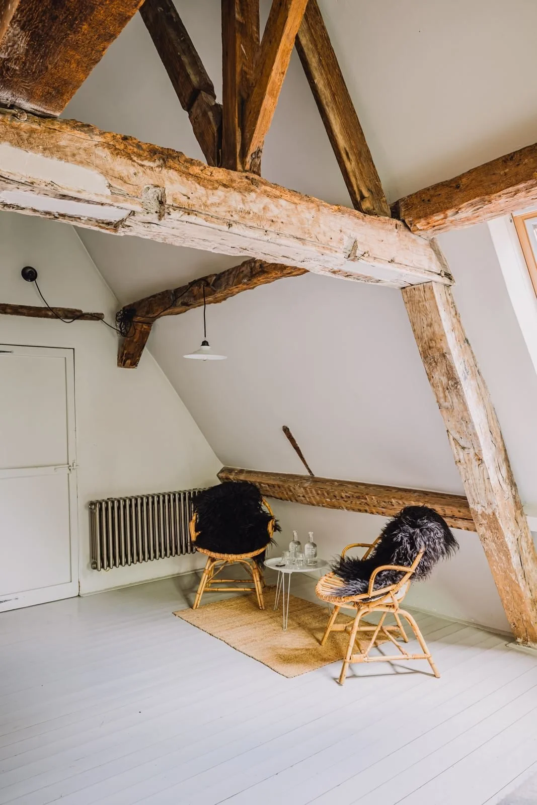 Tweede slaapkamer onder de spanten