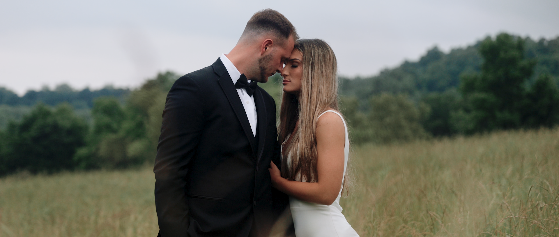 A candid wedding moment