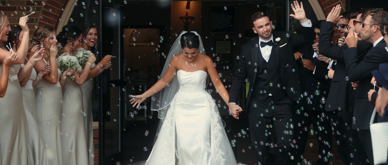 A quiet wedding-day moment