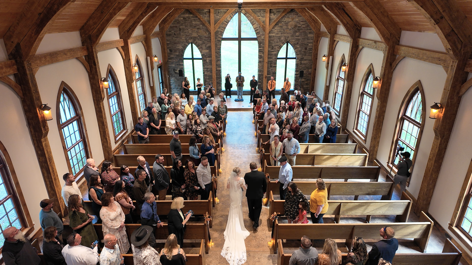 A wedding celebration