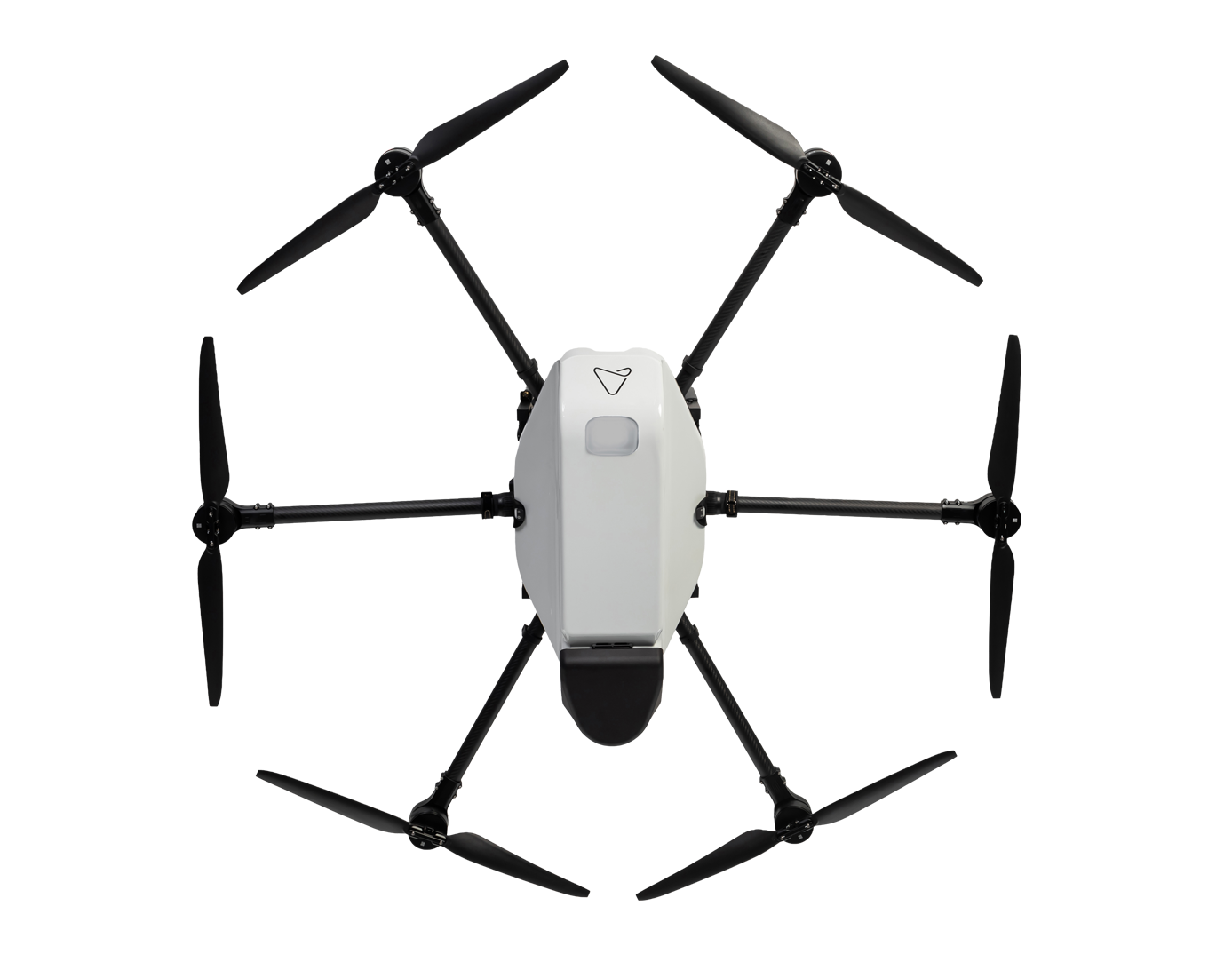 Top-down view of the Longtail Patrol single-battery aircraft