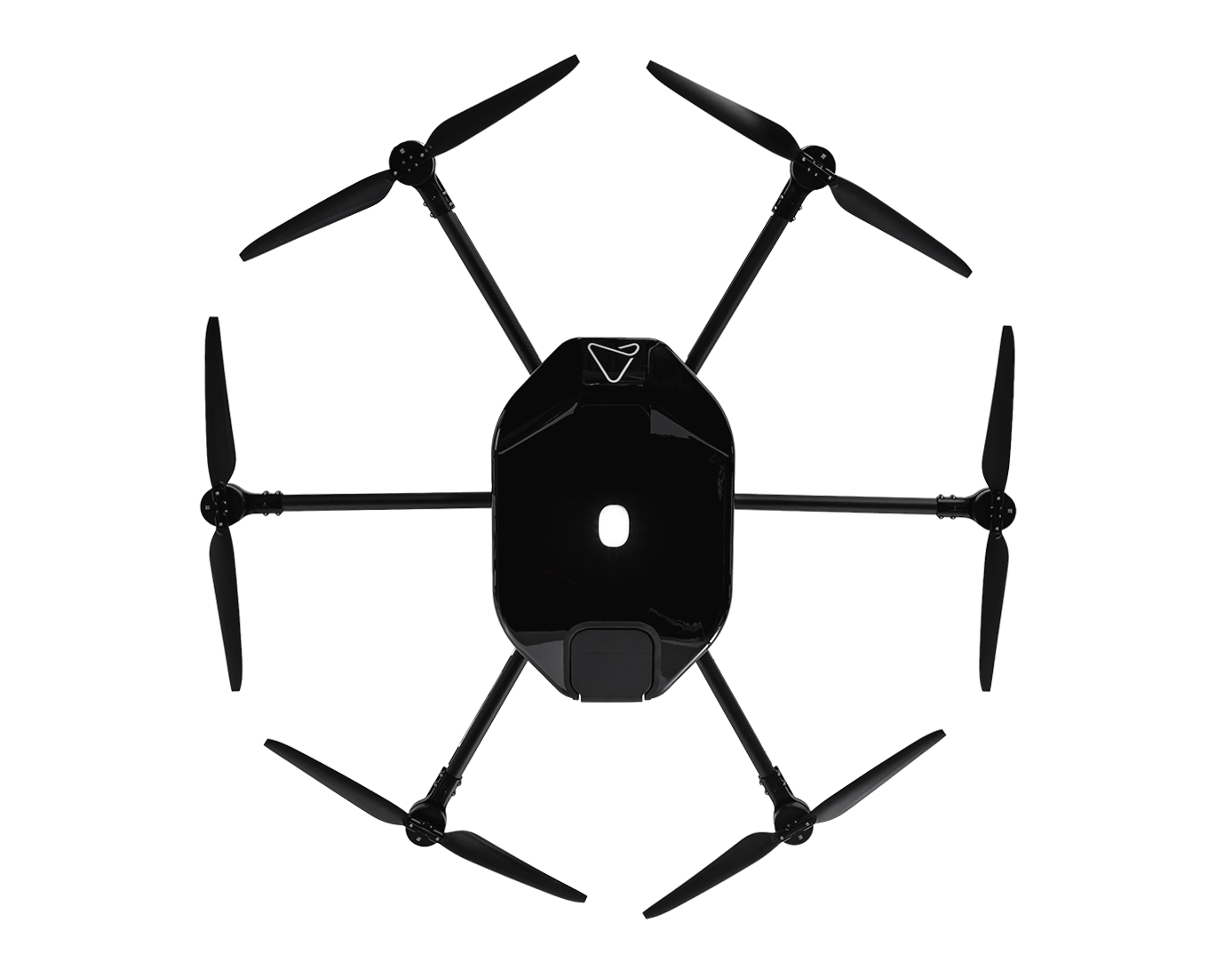 Top-down view of the Longtail Patrol dual-battery aircraft