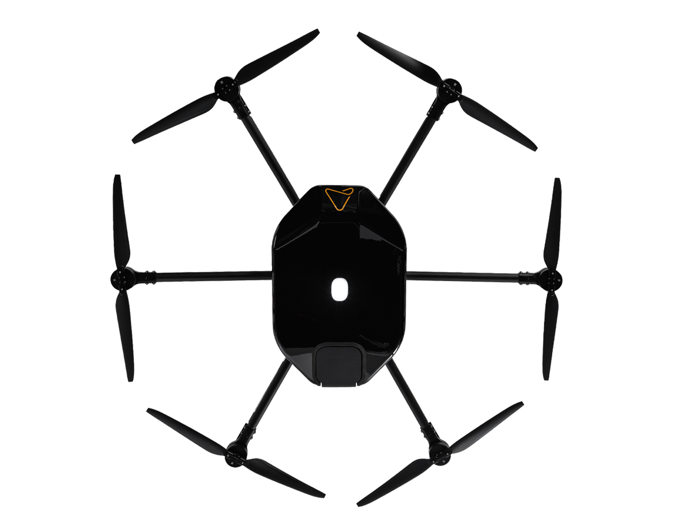 Top-down view of the Longtail Cargo dual-battery aircraft