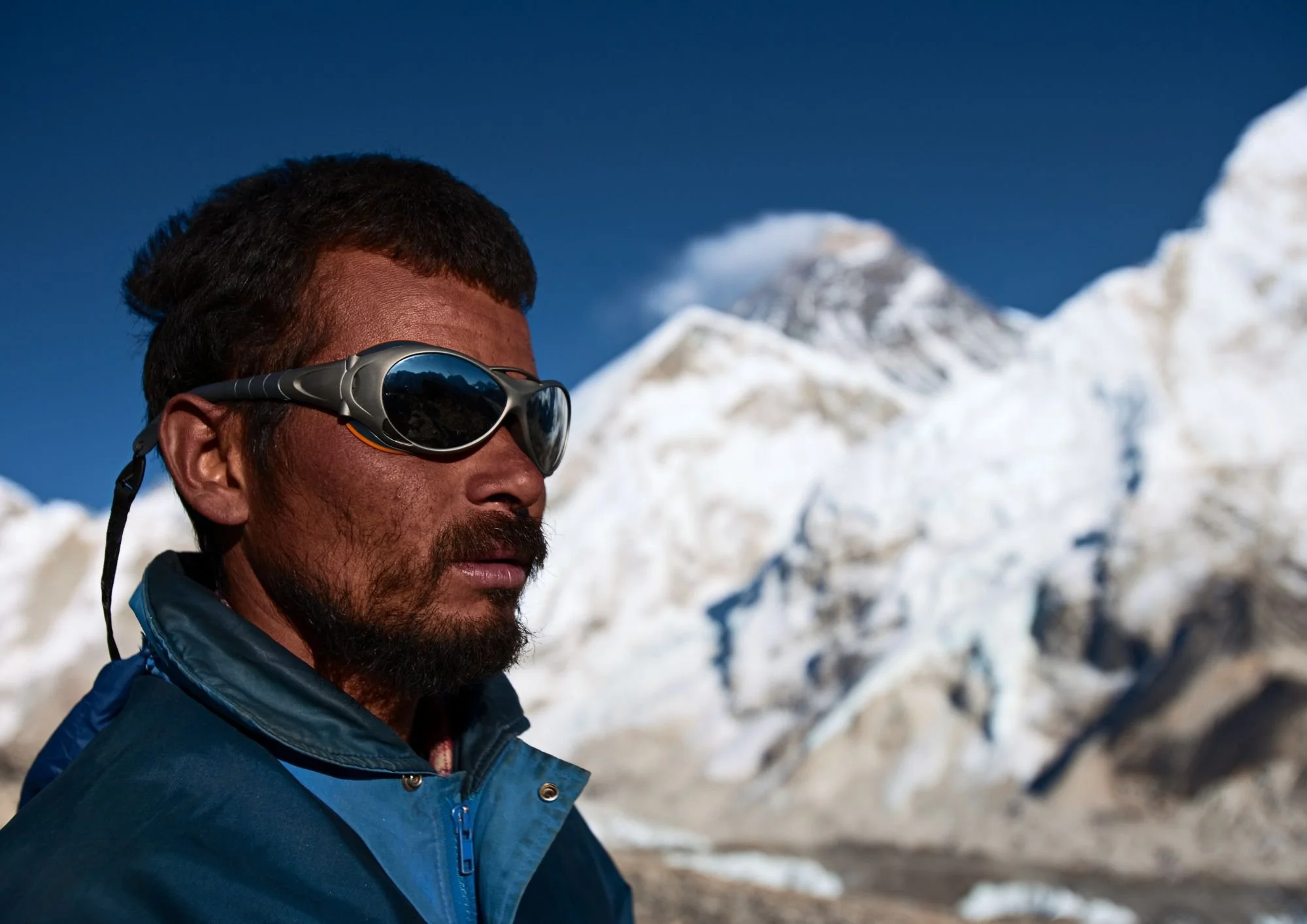Sherpa guide on trail