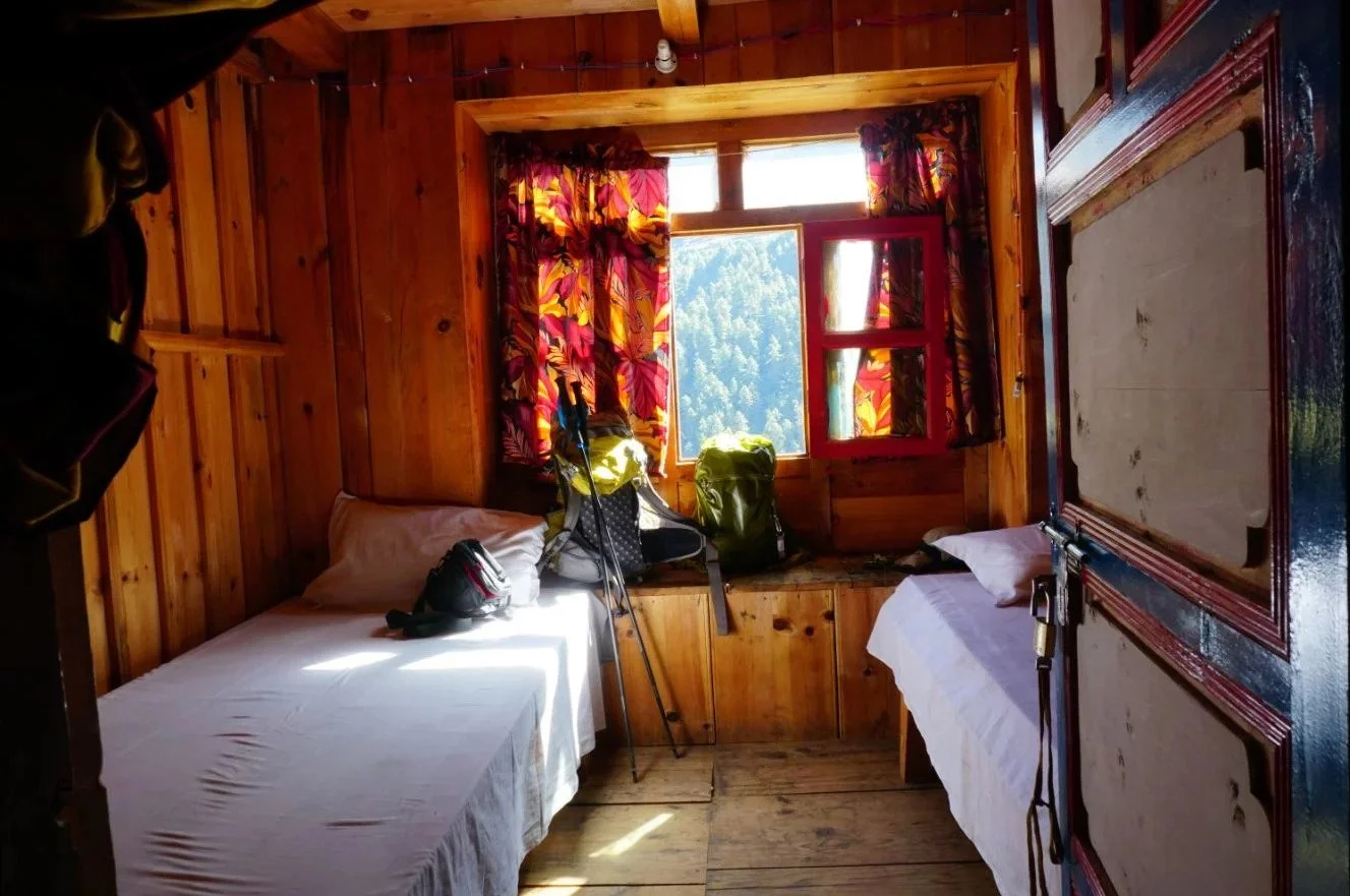Traditional teahouse accommodation, Annapurna region