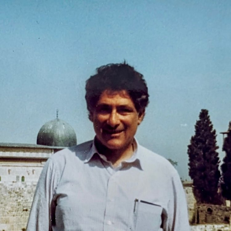 Edward Said in Palestine in 1992, courtesy of his family.
