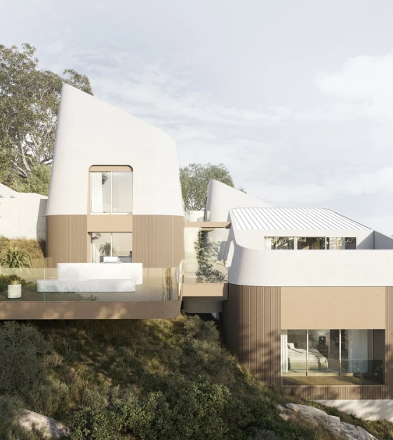 Architectural model and drawings