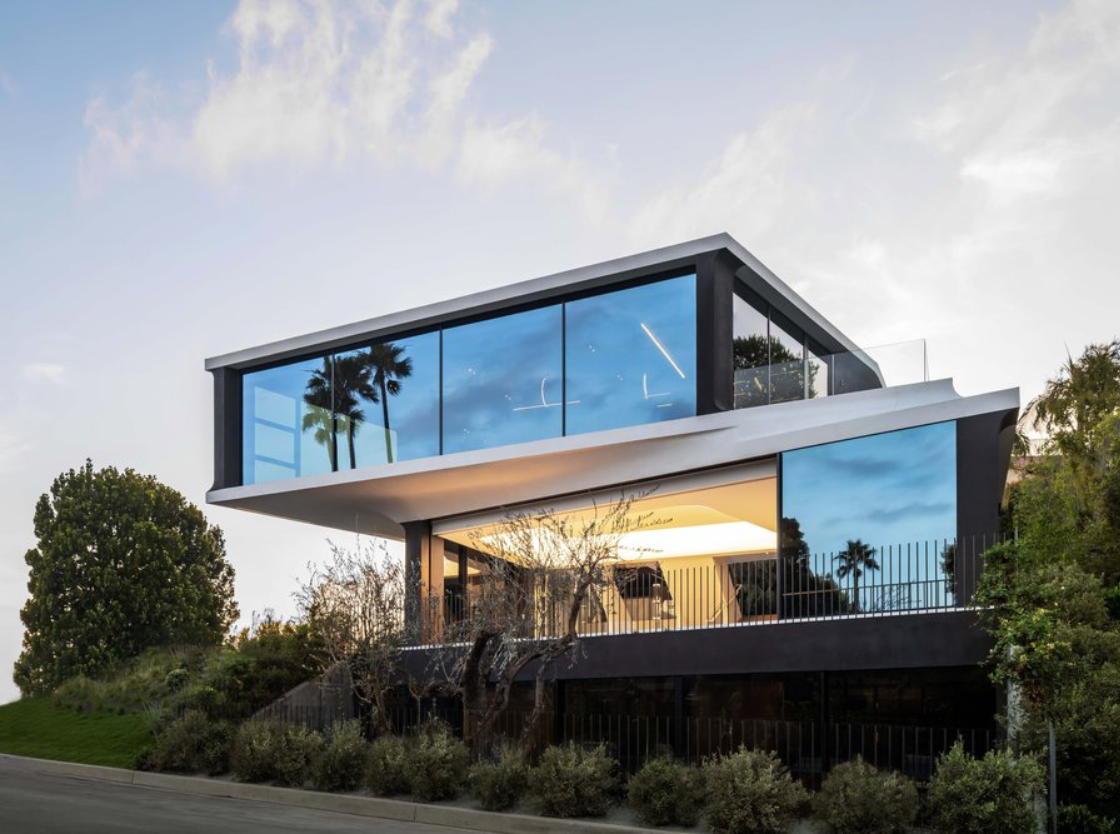 Aerial view of potential site - site scouting and evaluation