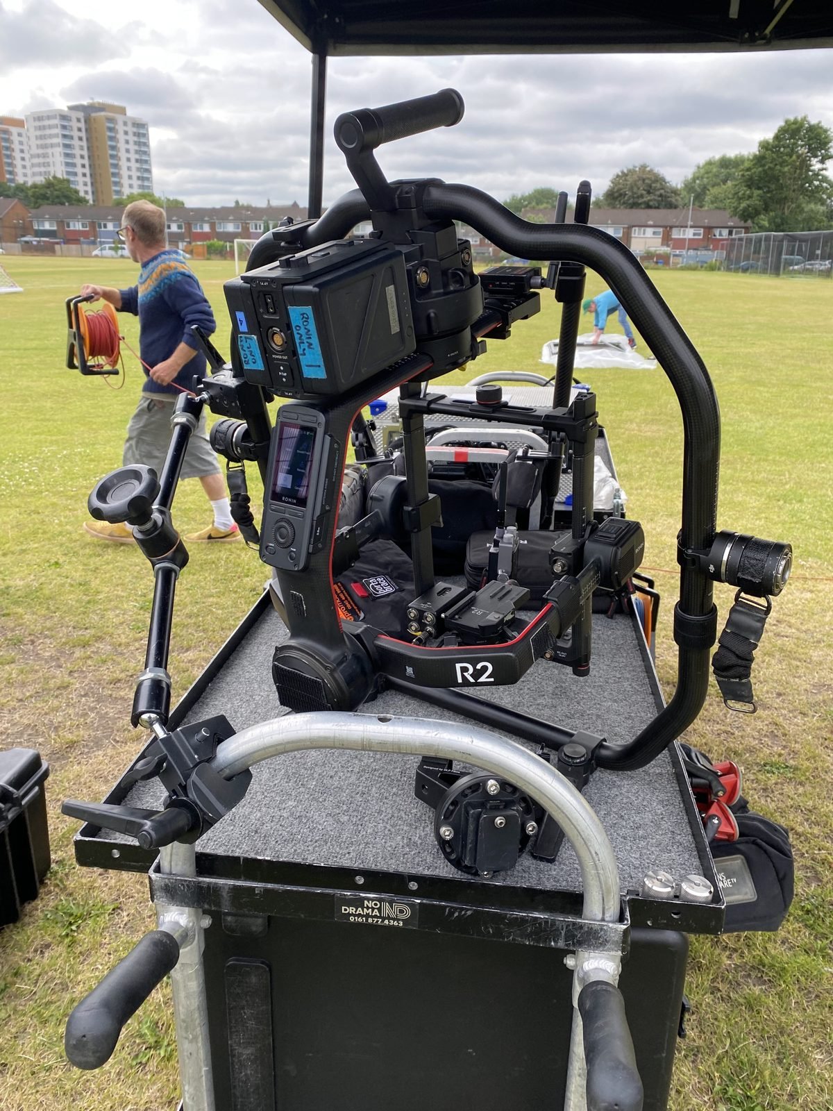 Close-up of the DJI Ronin 2 gimbal