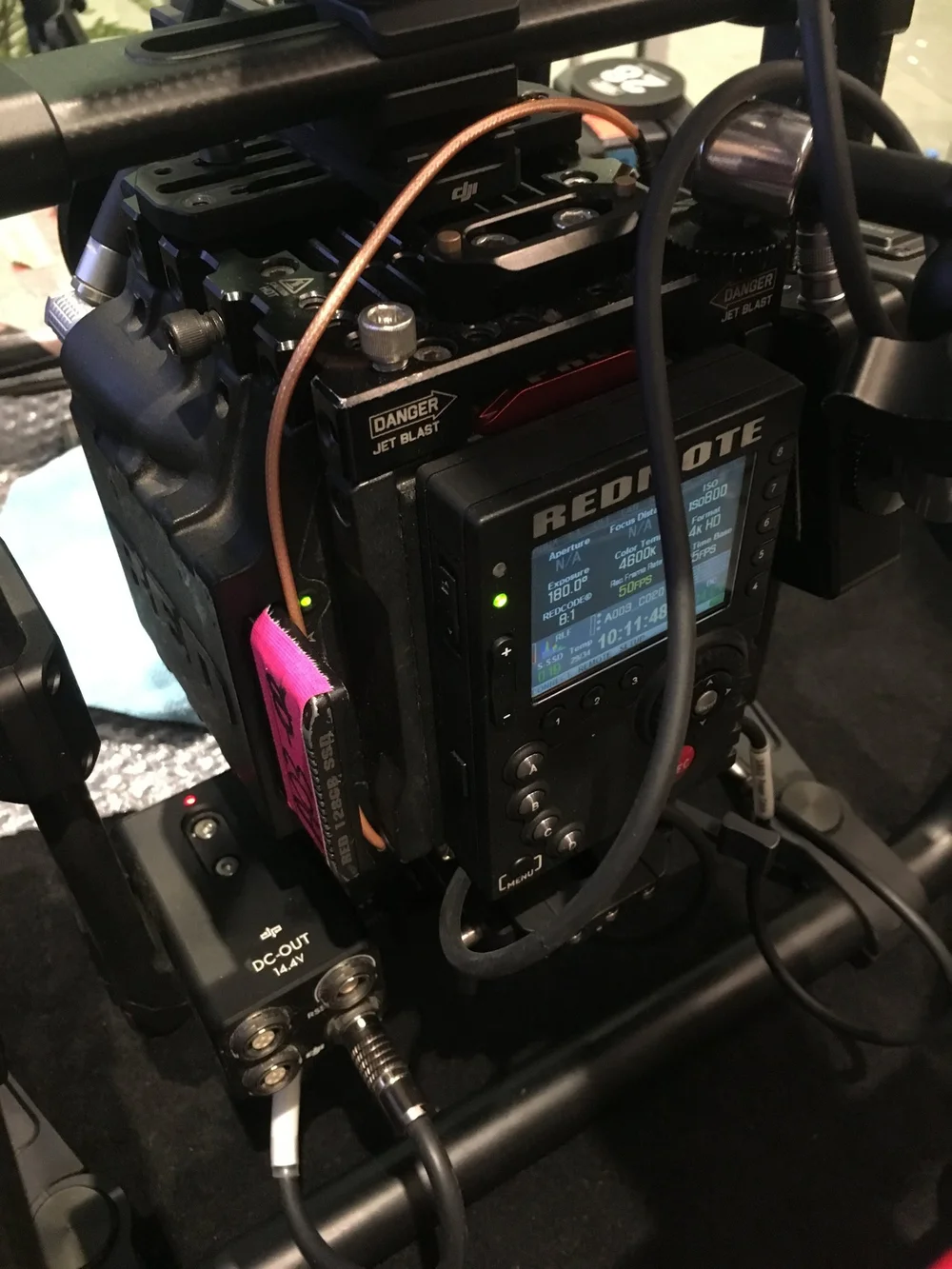 RED cinema camera built on a DJI Ronin 2