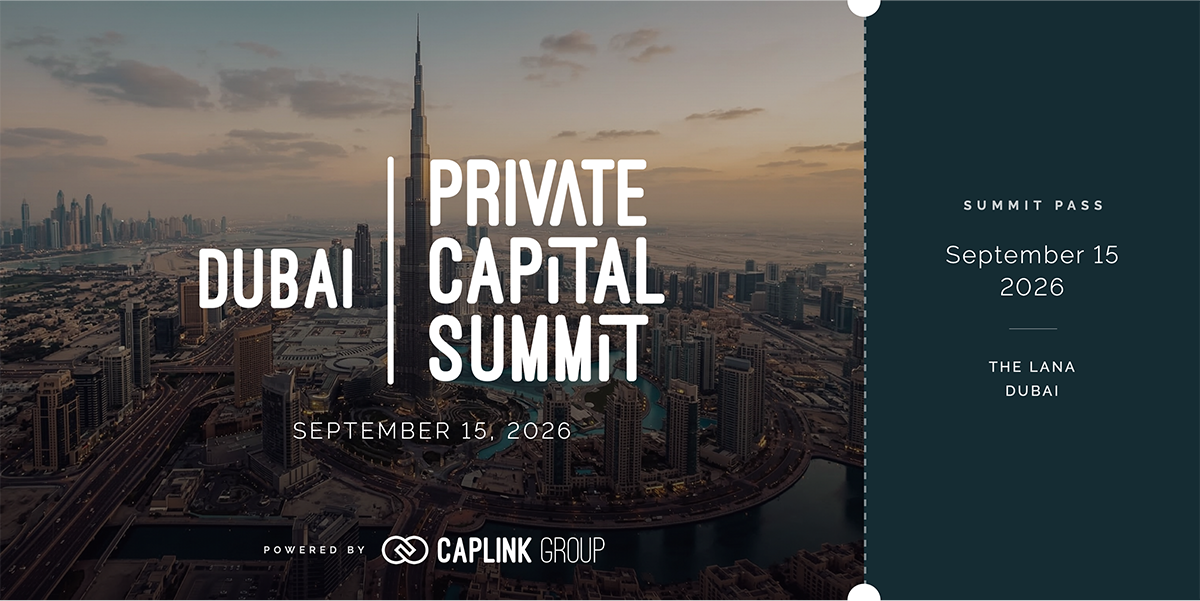 Dubai Private Capital Summit ticket, September 15 2026