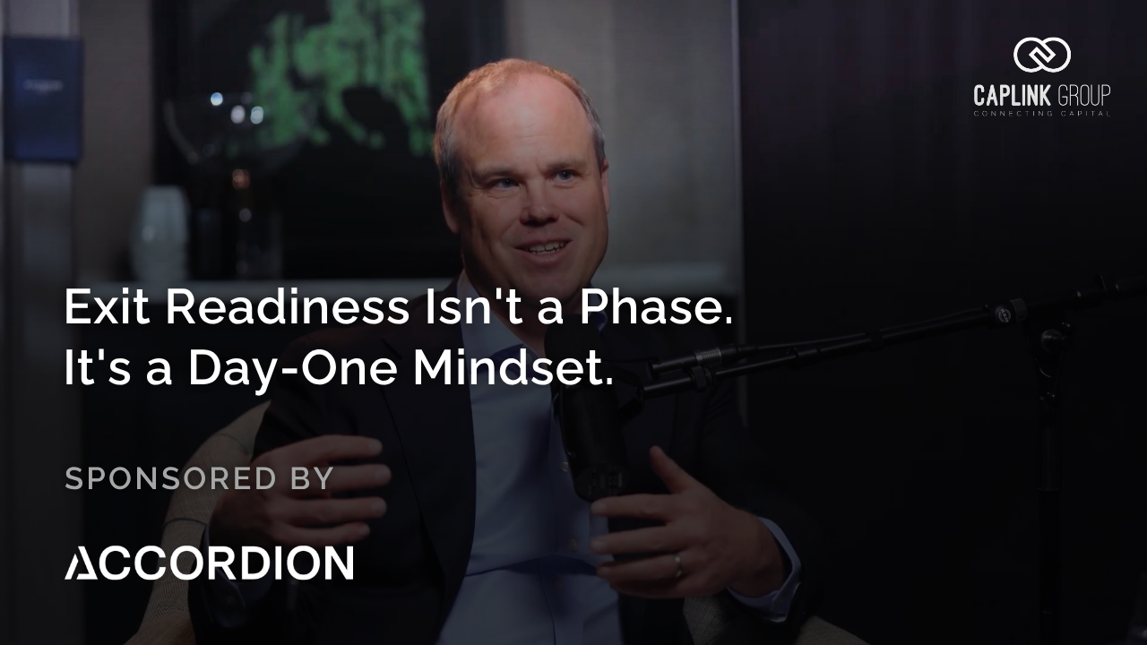 Exit Readiness Isn't a Phase. It's a Day-One Mindset.
