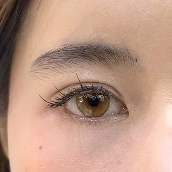 Full natural brow hair