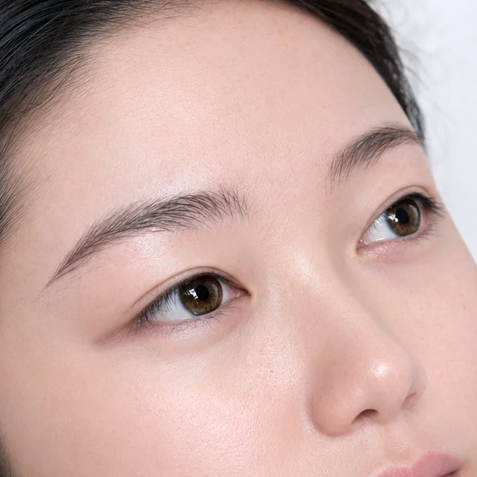 Soft natural finished brows